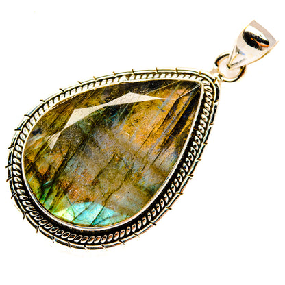 Labradorite Pendants handcrafted by Ana Silver Co - PD28573 - Photo 2