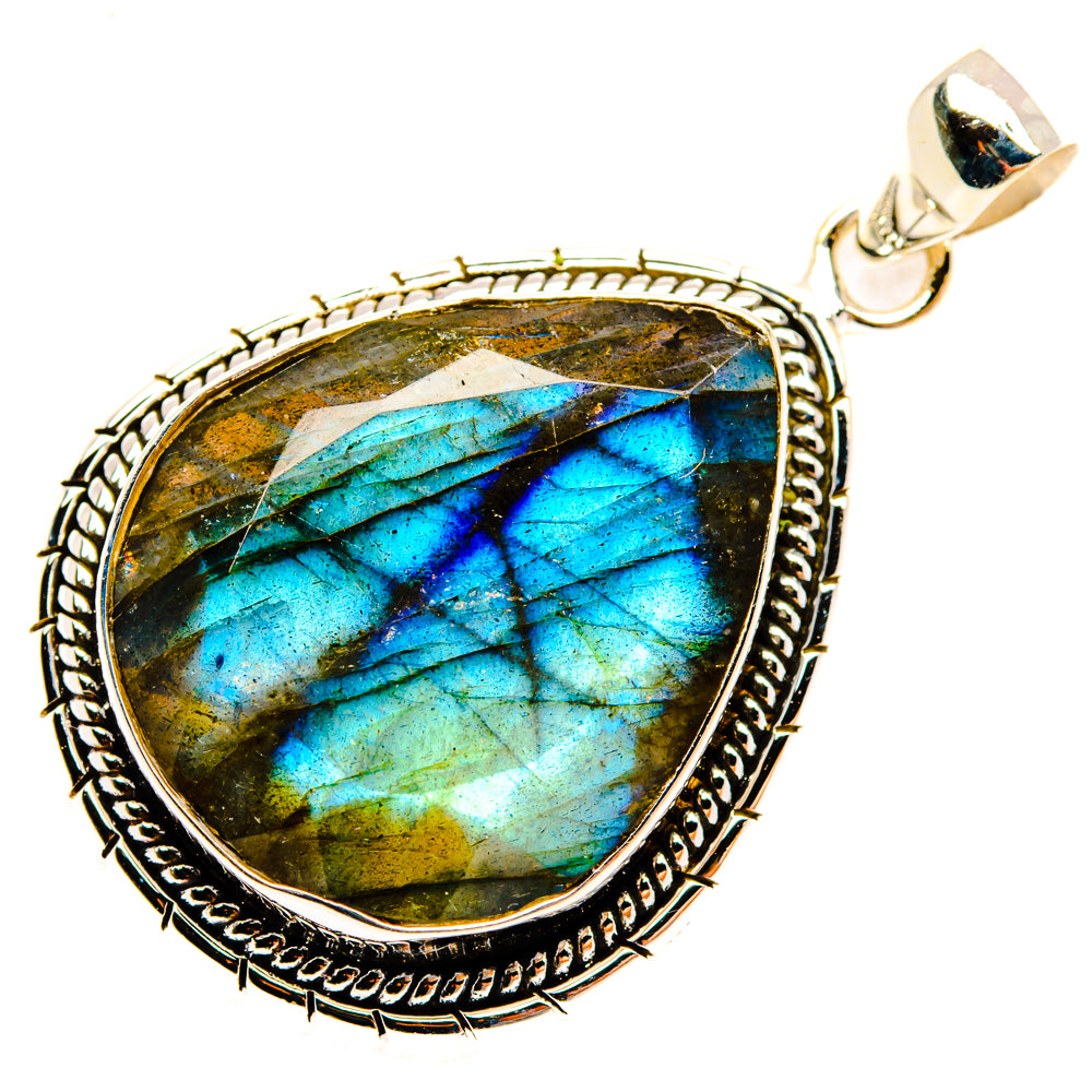 Labradorite Pendants handcrafted by Ana Silver Co - PD28575 - Photo 2
