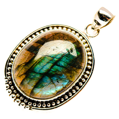 Labradorite Pendants handcrafted by Ana Silver Co - PD28581 - Photo 2