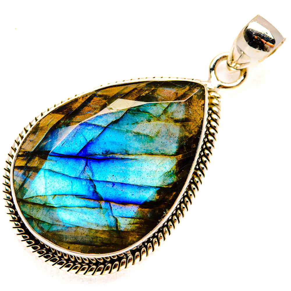 Labradorite Pendants handcrafted by Ana Silver Co - PD28582 - Photo 2