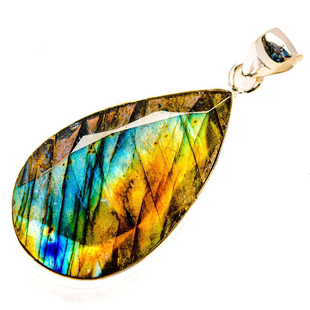 Labradorite Pendants handcrafted by Ana Silver Co - PD28584 - Photo 2