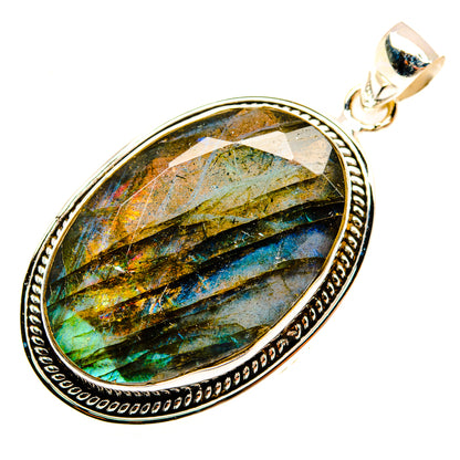 Labradorite Pendants handcrafted by Ana Silver Co - PD28585 - Photo 2