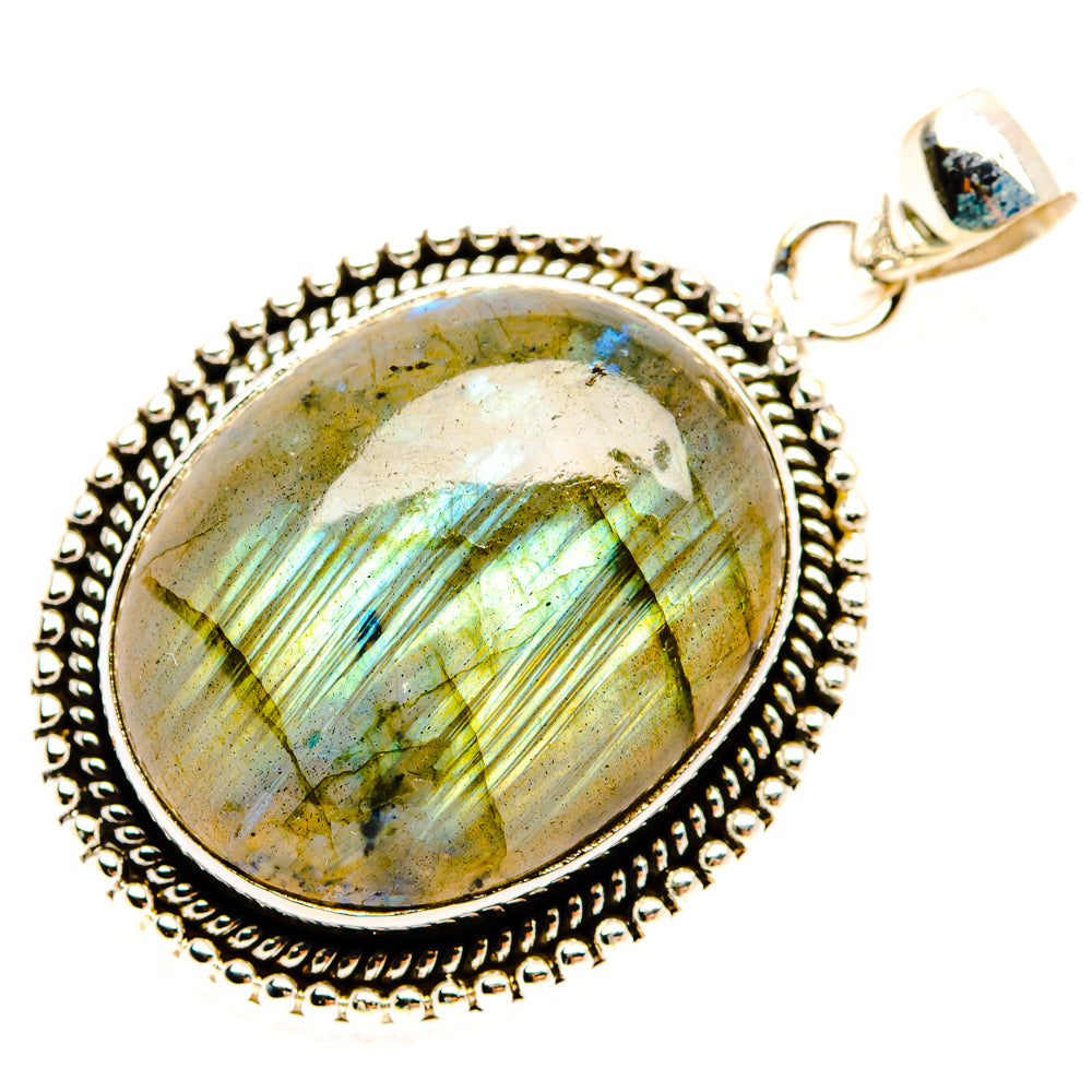 Labradorite Pendants handcrafted by Ana Silver Co - PD28586 - Photo 2
