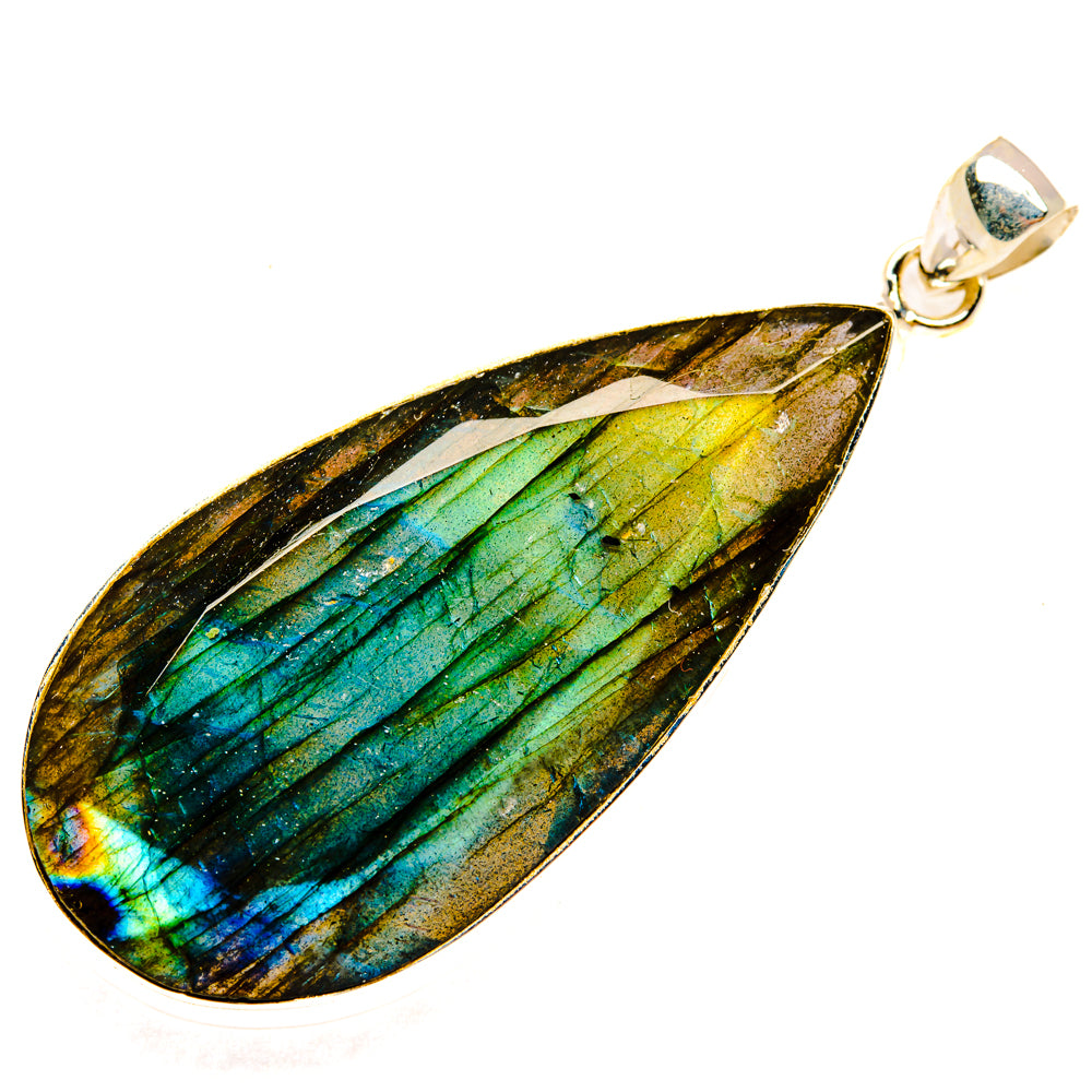 Labradorite Pendants handcrafted by Ana Silver Co - PD28587 - Photo 2