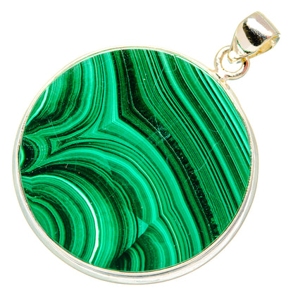 Malachite Pendants handcrafted by Ana Silver Co - PD28591 - Photo 2