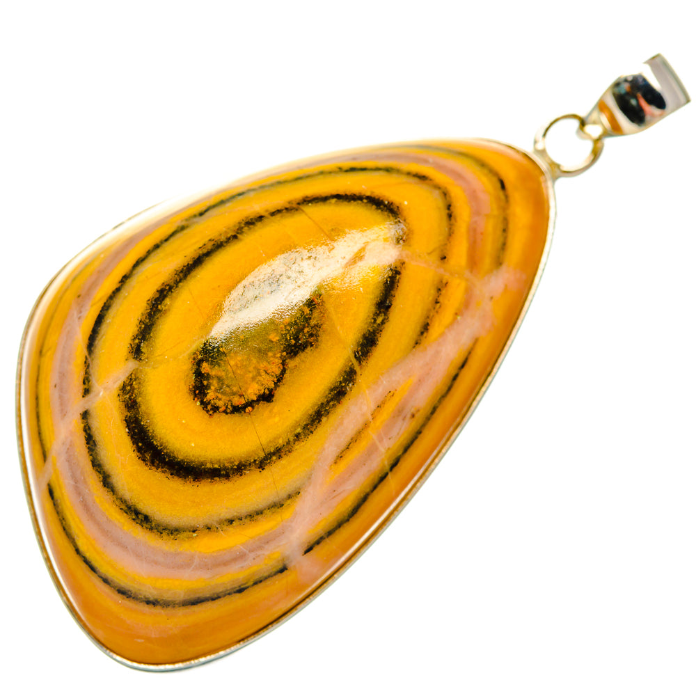 Bumble Bee Jasper Pendants handcrafted by Ana Silver Co - PD28595 - Photo 2