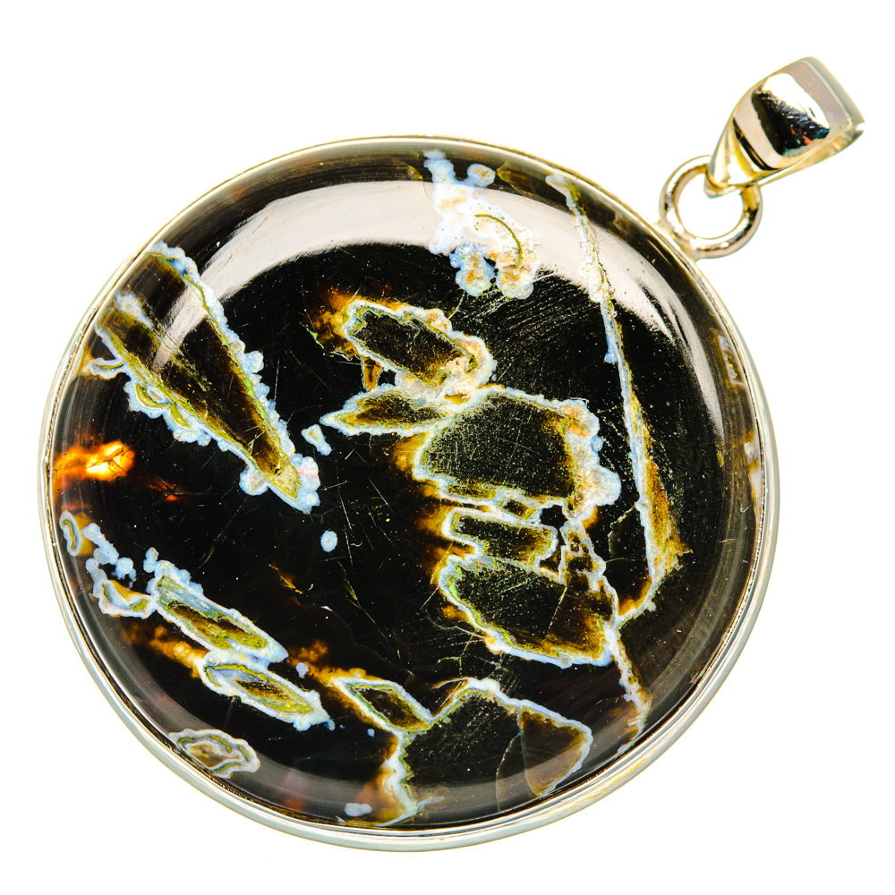 Turkish Tube Agate Pendants handcrafted by Ana Silver Co - PD28599 - Photo 2