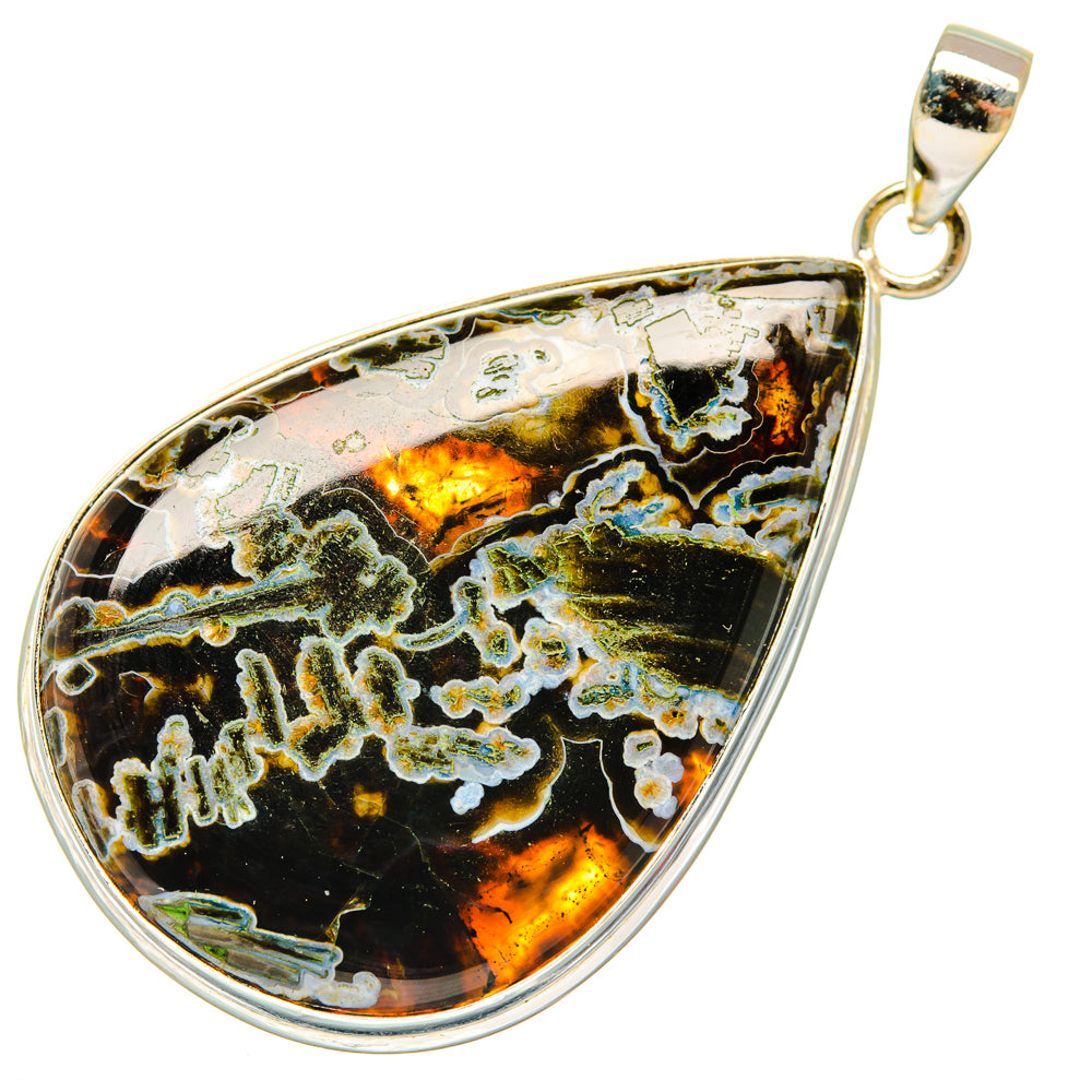 Turkish Tube Agate Pendants handcrafted by Ana Silver Co - PD28600 - Photo 2