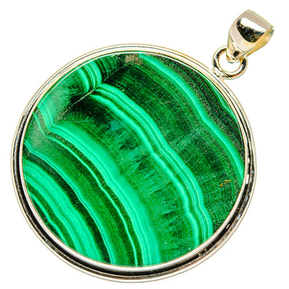 Malachite Pendants handcrafted by Ana Silver Co - PD28602 - Photo 2