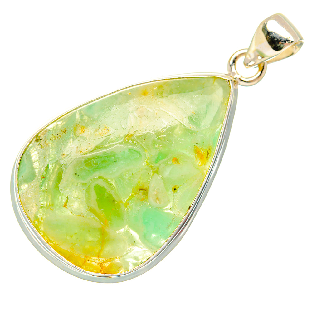 Peruvian Opal Pendants handcrafted by Ana Silver Co - PD28607 - Photo 2