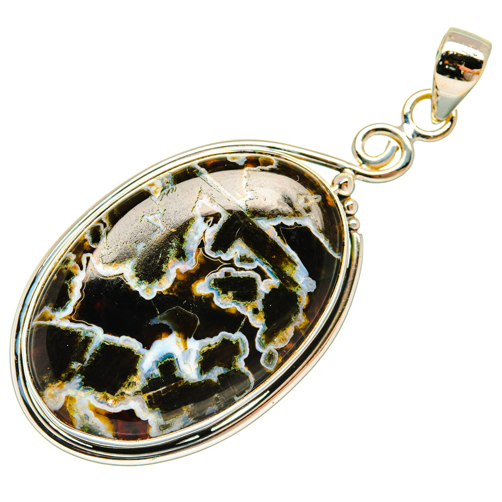 Turkish Tube Agate Pendants handcrafted by Ana Silver Co - PD28610 - Photo 2