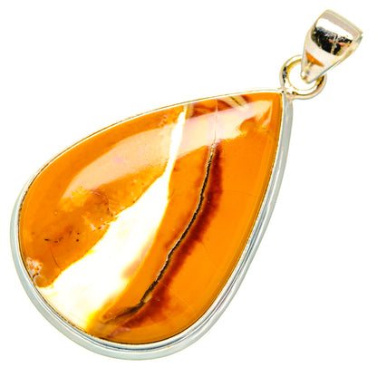 Brecciated Mookaite Pendants handcrafted by Ana Silver Co - PD28615 - Photo 2