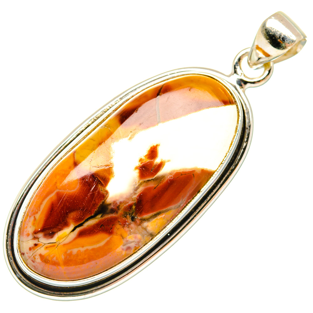 Brecciated Mookaite Pendants handcrafted by Ana Silver Co - PD28616 - Photo 2