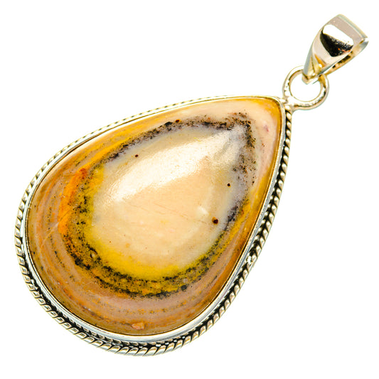 Bumble Bee Jasper Pendants handcrafted by Ana Silver Co - PD28636 - Photo 2