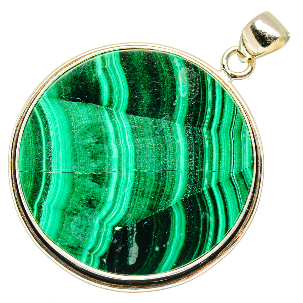 Malachite Pendants handcrafted by Ana Silver Co - PD28649 - Photo 2