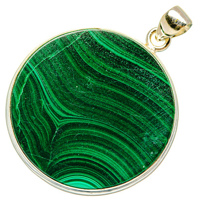 Malachite Pendants handcrafted by Ana Silver Co - PD28650 - Photo 2