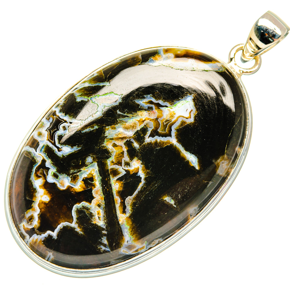 Turkish Tube Agate Pendants handcrafted by Ana Silver Co - PD28651 - Photo 2