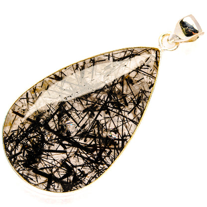 Tourmalinated Quartz Pendants handcrafted by Ana Silver Co - PD28668 - Photo 2