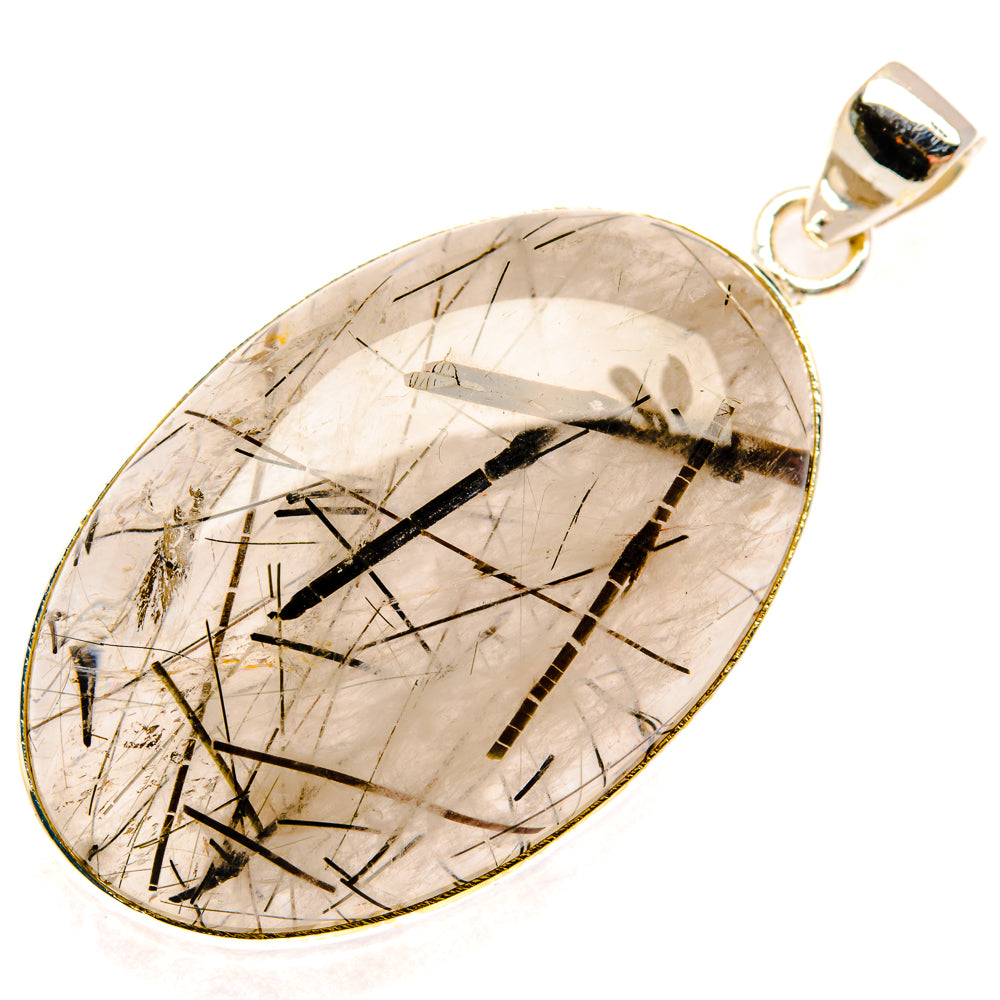 Tourmalinated Quartz Pendants handcrafted by Ana Silver Co - PD28670 - Photo 2