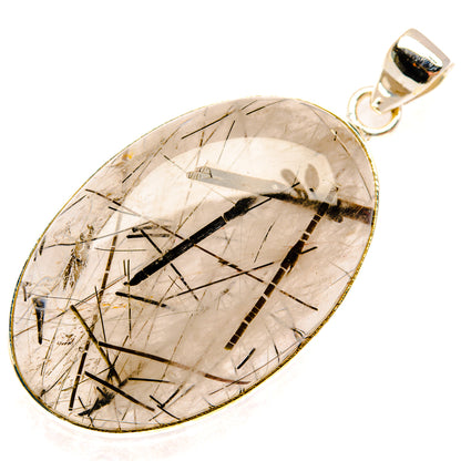 Tourmalinated Quartz Pendants handcrafted by Ana Silver Co - PD28670 - Photo 2