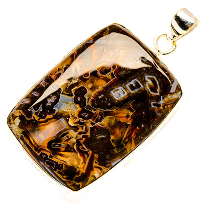 Turkish Tube Agate Pendants handcrafted by Ana Silver Co - PD28671 - Photo 2