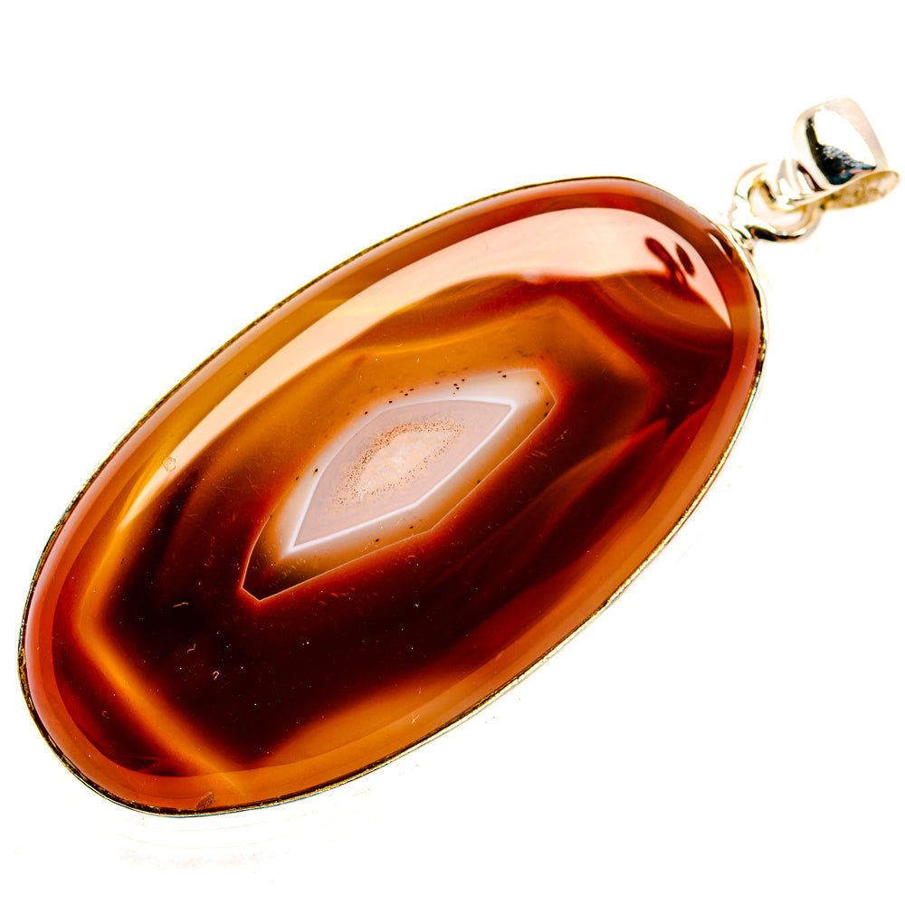 Botswana Agate Pendants handcrafted by Ana Silver Co - PD28680 - Photo 2