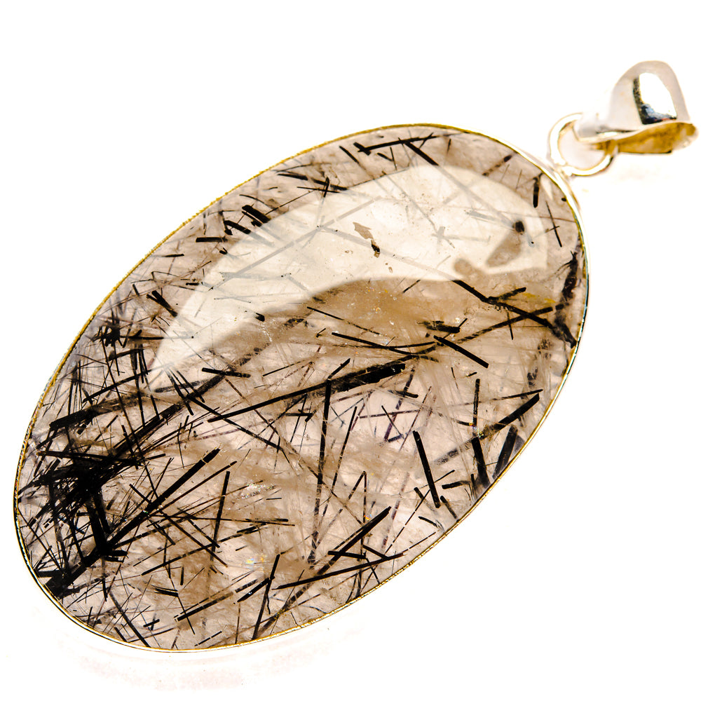 Tourmalinated Quartz Pendants handcrafted by Ana Silver Co - PD28683 - Photo 2
