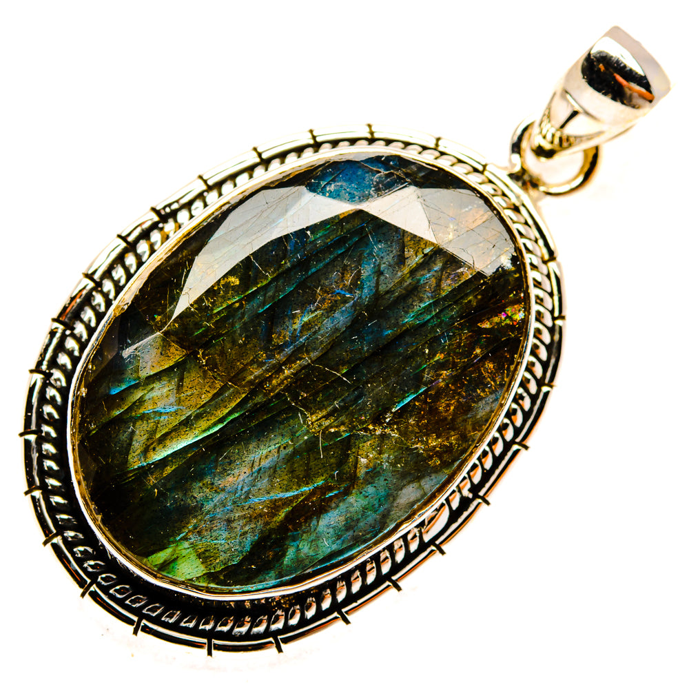 Labradorite Pendants handcrafted by Ana Silver Co - PD28688 - Photo 2
