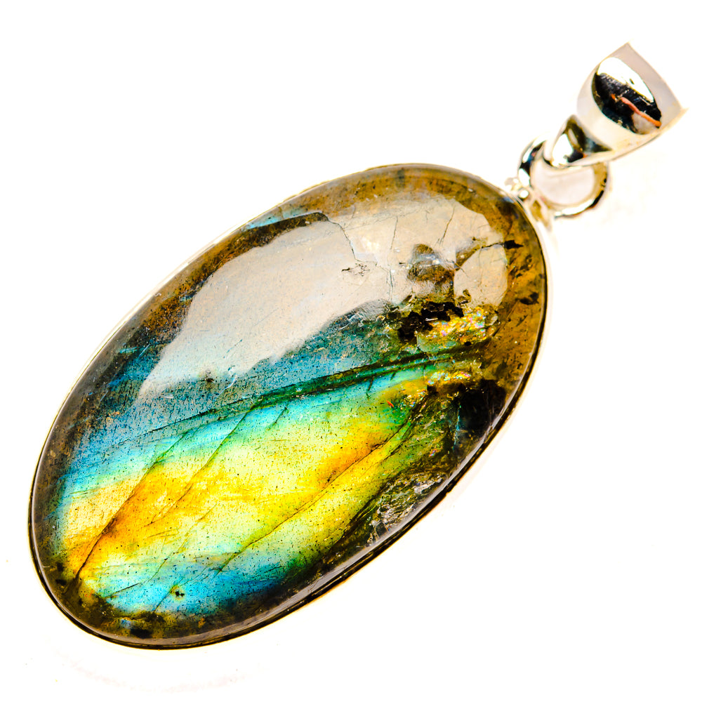 Labradorite Pendants handcrafted by Ana Silver Co - PD28691 - Photo 2