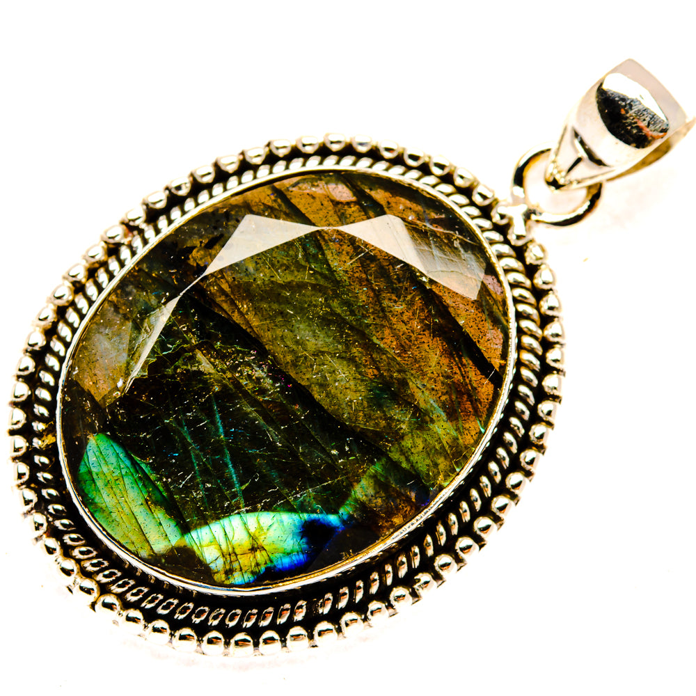 Labradorite Pendants handcrafted by Ana Silver Co - PD28692 - Photo 2