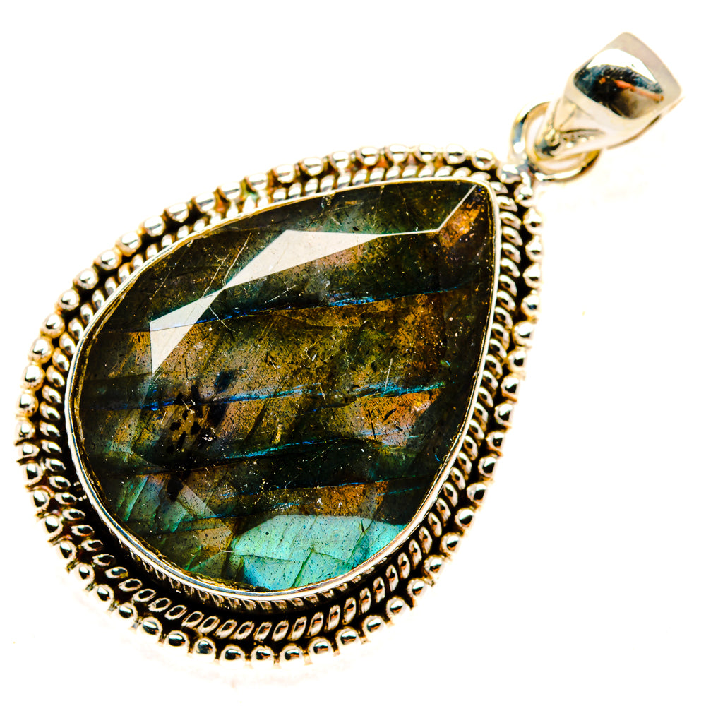Labradorite Pendants handcrafted by Ana Silver Co - PD28694 - Photo 2