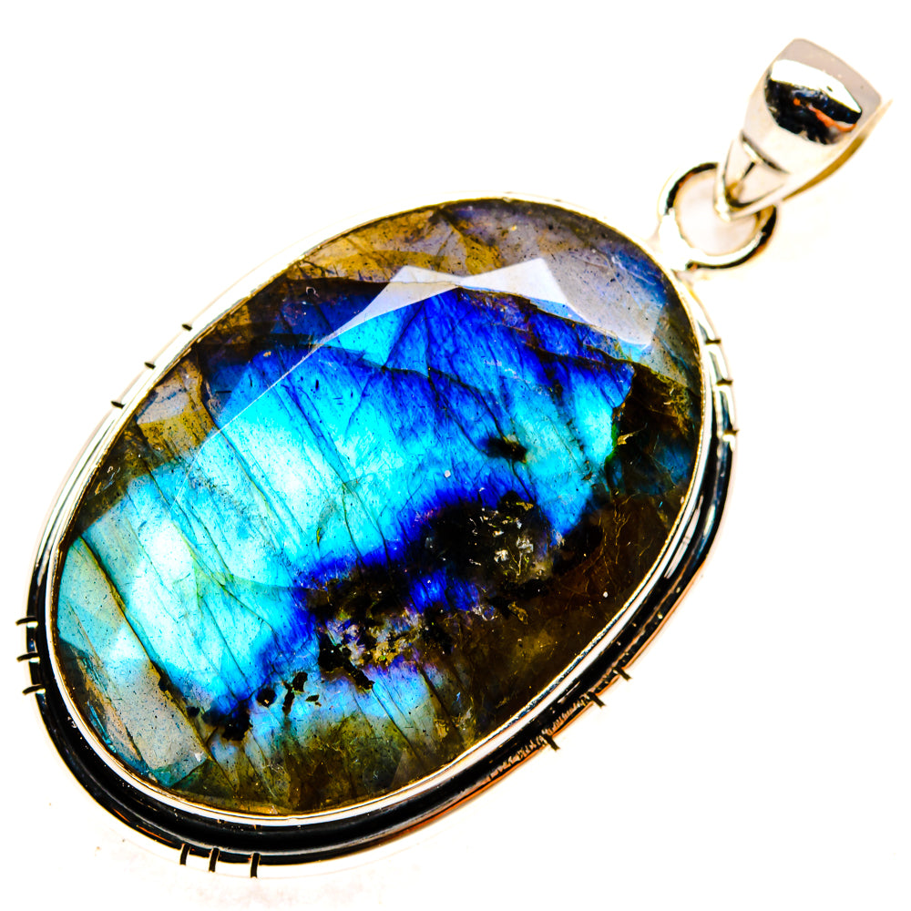 Labradorite Pendants handcrafted by Ana Silver Co - PD28697 - Photo 2