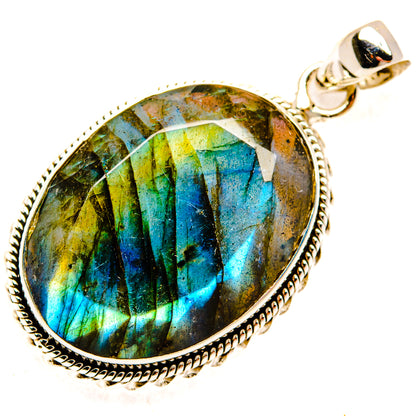 Labradorite Pendants handcrafted by Ana Silver Co - PD28699 - Photo 2