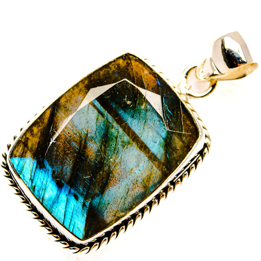 Labradorite Pendants handcrafted by Ana Silver Co - PD28703 - Photo 2