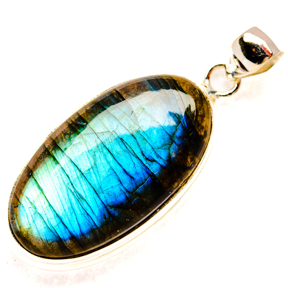 Labradorite Pendants handcrafted by Ana Silver Co - PD28706 - Photo 2