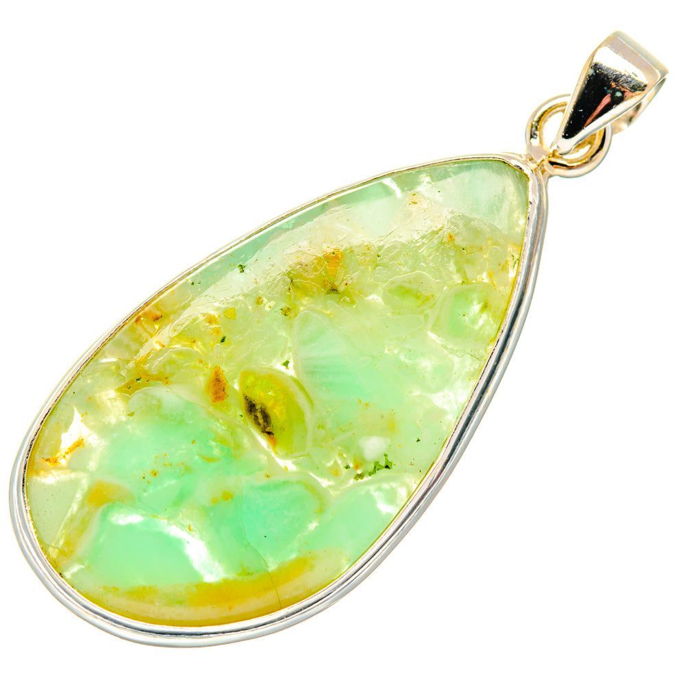 Peruvian Opal Pendants handcrafted by Ana Silver Co - PD28707 - Photo 2