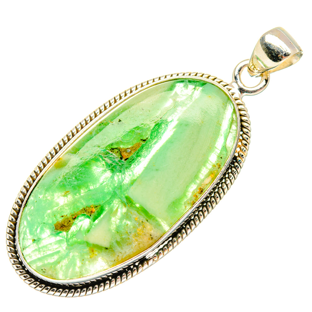 Peruvian Opal Pendants handcrafted by Ana Silver Co - PD28708 - Photo 2