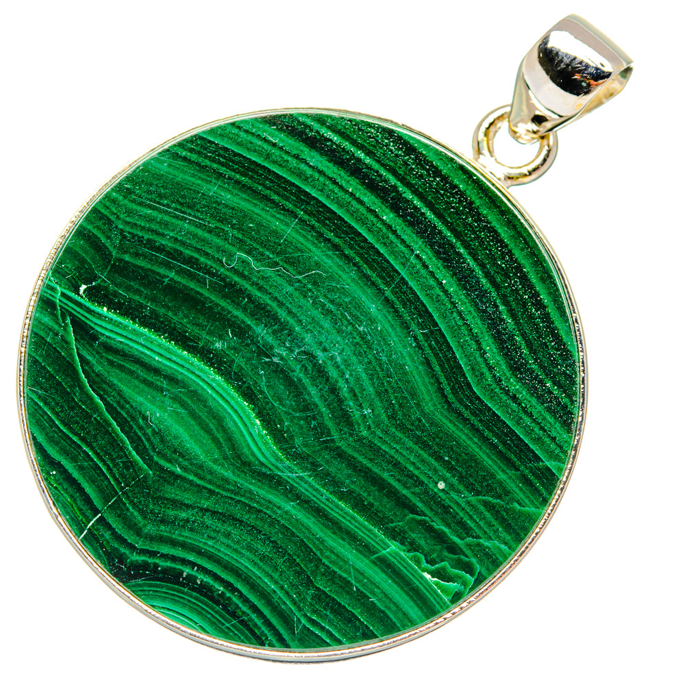 Malachite Pendants handcrafted by Ana Silver Co - PD28713 - Photo 2