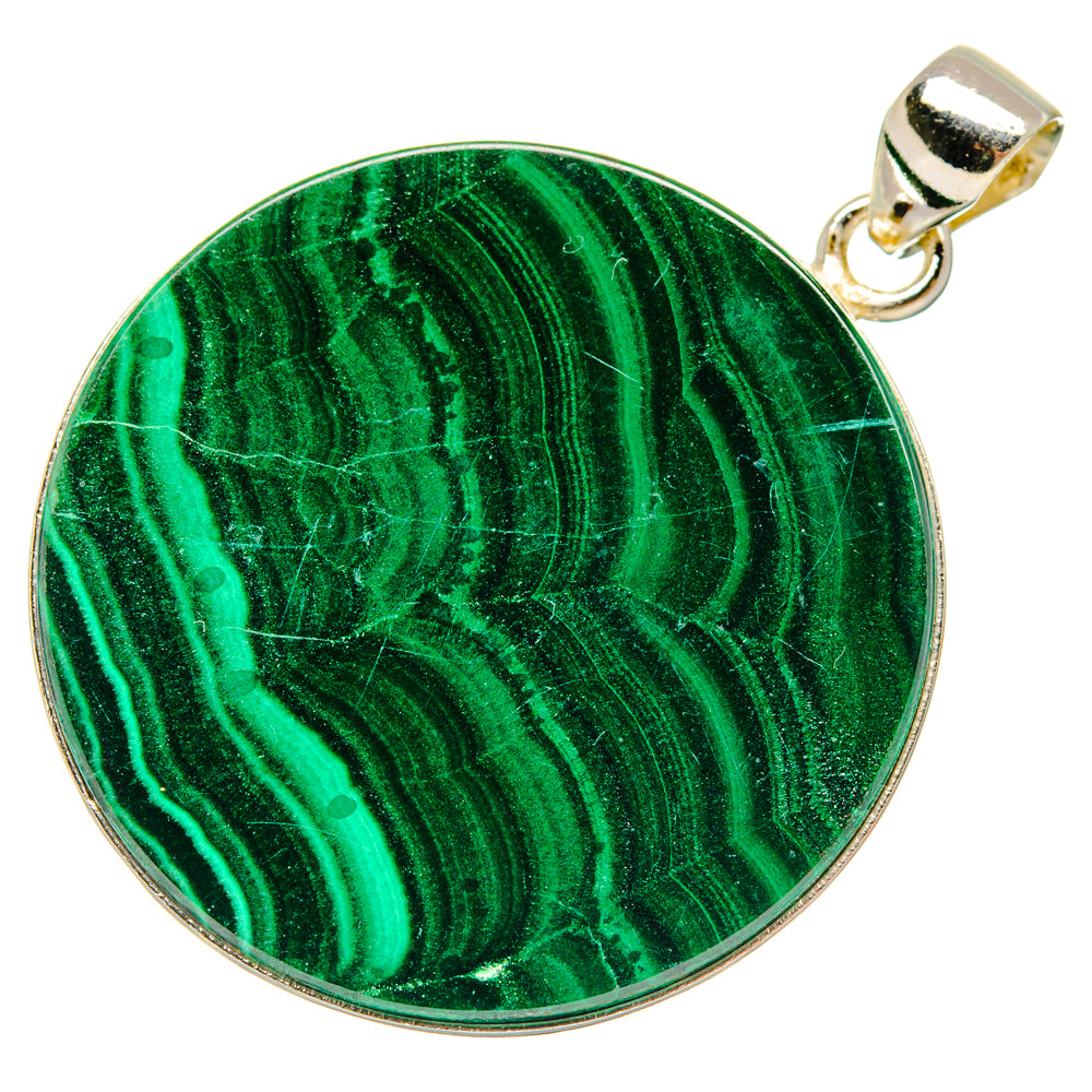 Malachite Pendants handcrafted by Ana Silver Co - PD28714 - Photo 2