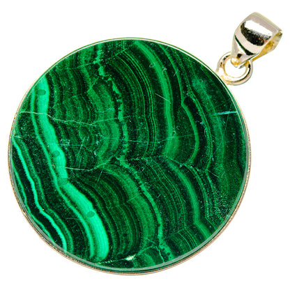 Malachite Pendants handcrafted by Ana Silver Co - PD28714 - Photo 2