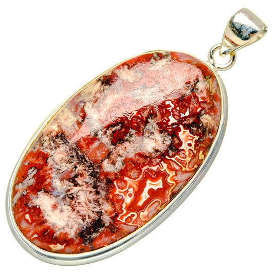 Crazy Lace Agate Pendants handcrafted by Ana Silver Co - PD28721 - Photo 2