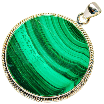 Malachite Pendants handcrafted by Ana Silver Co - PD28723 - Photo 2