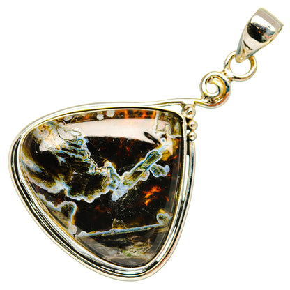 Turkish Tube Agate Pendants handcrafted by Ana Silver Co - PD28731 - Photo 2