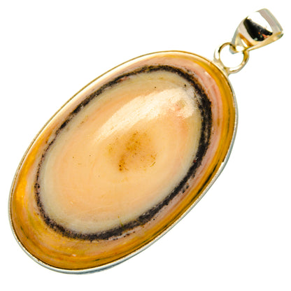 Bumble Bee Jasper Pendants handcrafted by Ana Silver Co - PD28736 - Photo 2