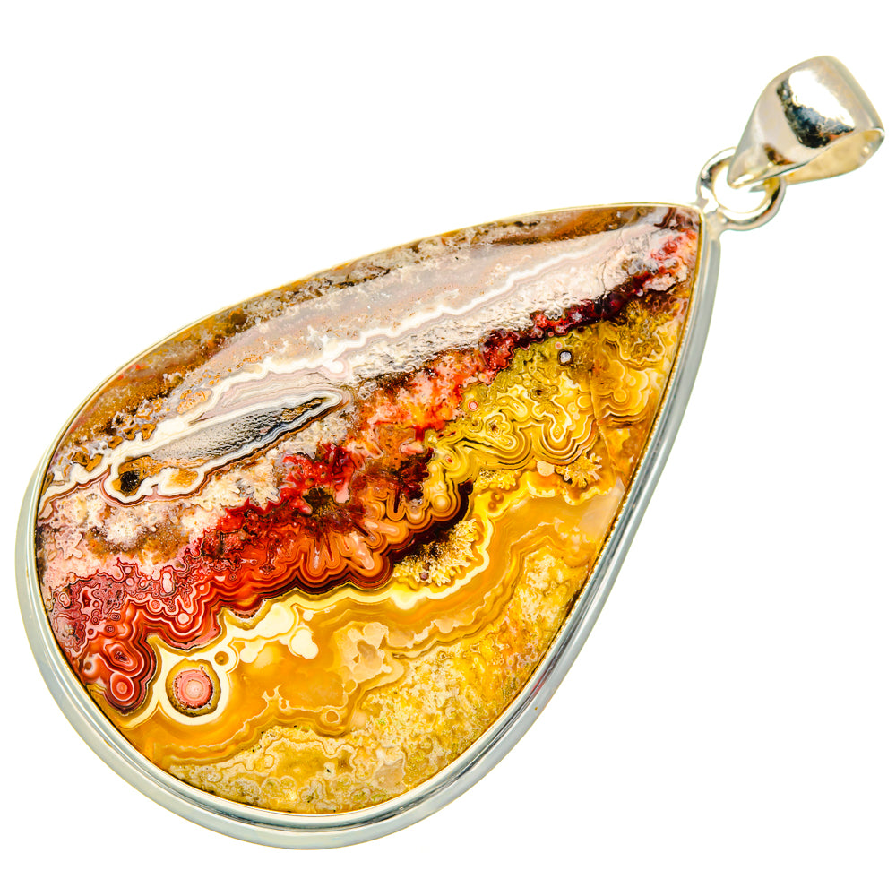 Ocean Jasper Pendants handcrafted by Ana Silver Co - PD28742 - Photo 2