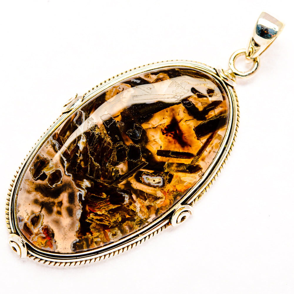 Turkish Tube Agate Pendants handcrafted by Ana Silver Co - PD28765 - Photo 2