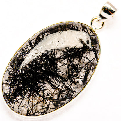 Tourmalinated Quartz Pendants handcrafted by Ana Silver Co - PD28774 - Photo 2