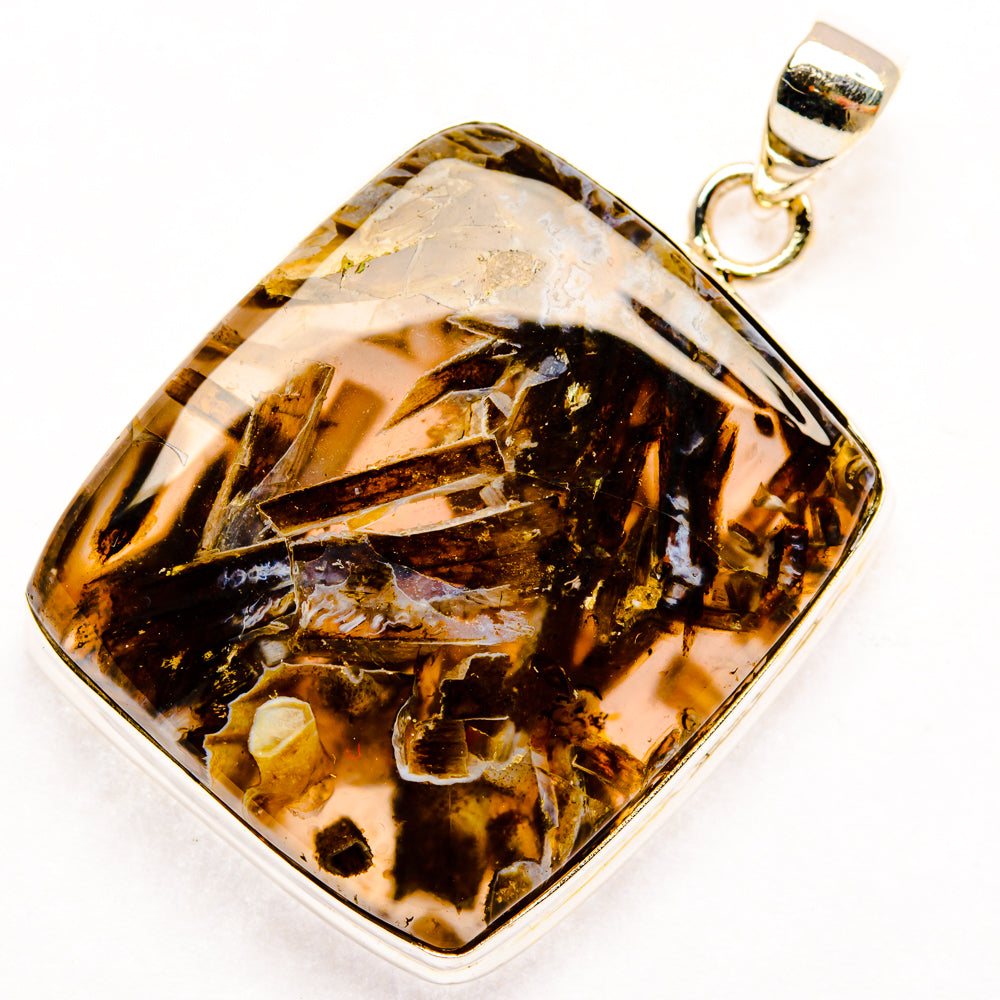 Turkish Tube Agate Pendants handcrafted by Ana Silver Co - PD28776 - Photo 2