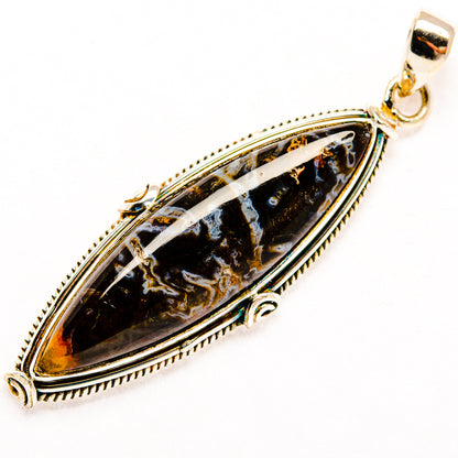 Turkish Tube Agate Pendants handcrafted by Ana Silver Co - PD28777 - Photo 2