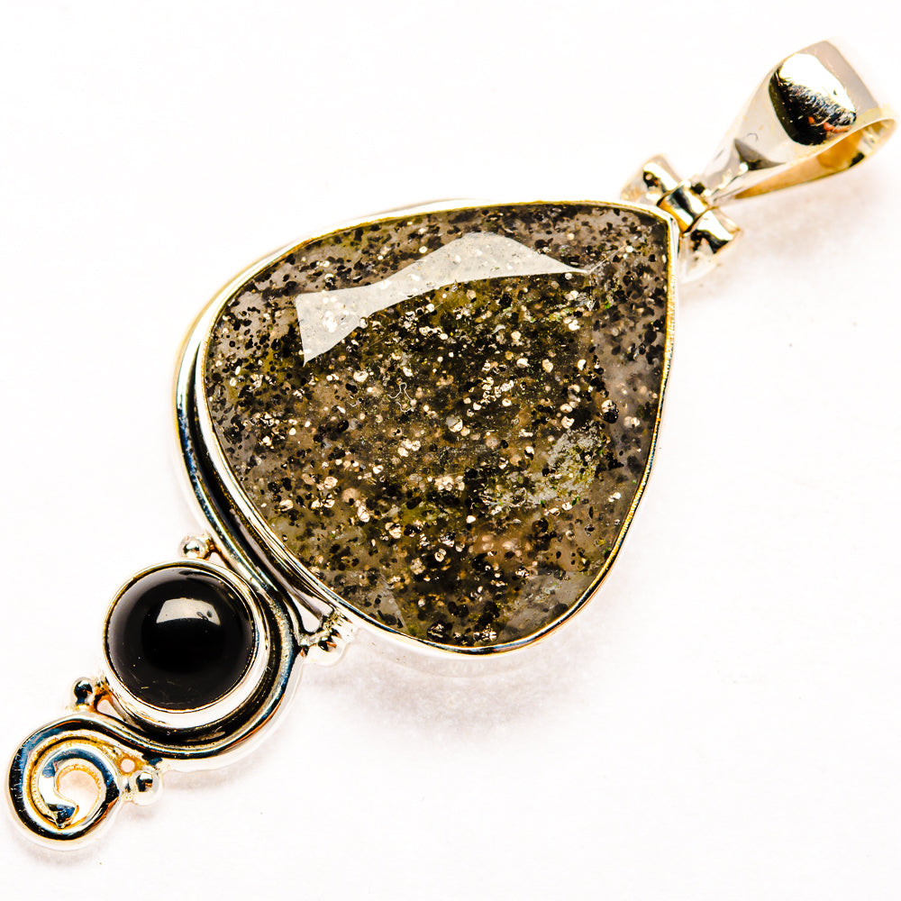 Lepidocrocite Quartz Pendants handcrafted by Ana Silver Co - PD28785 - Photo 2
